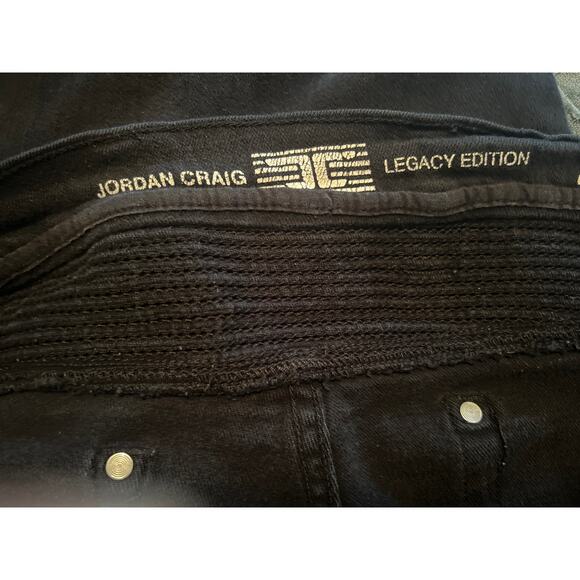 GUC Jordan Craig Legacy Edition Black Denim Distressed Shorts Aaron Size 40 - Picture 5 of 9
